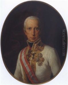 Kaiser Franz I. Von Osterreich, Portrat Des Kaisers In Feldmarschallsuniform Mit Ordensschmuck