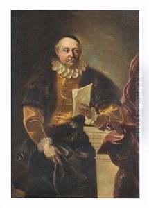 Portrait Of A Gentleman, Three-quarter-length by Johann (Jan) Kupetzki