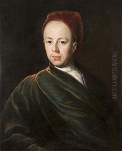 Portrait Of A Man by Johann (Jan) Kupetzki