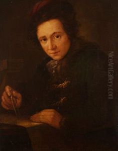 Portrait D'un Mathematicien by Johann (Jan) Kupetzki