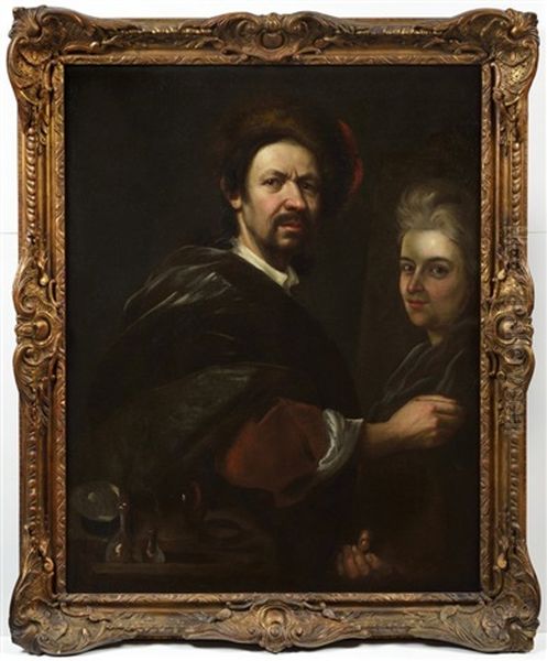 Self-portrait With Wife - view 1