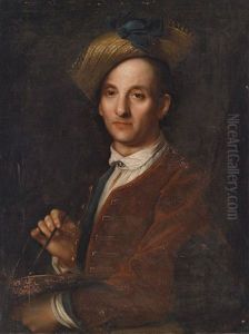 Bildnis Des Malers David Hoyer by Johann (Jan) Kupetzki