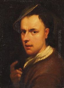 Portrait Of A Young Man In A Red Costume With A White Jabot Portrait Of A Young Man In A Red Costume With A White Jabot