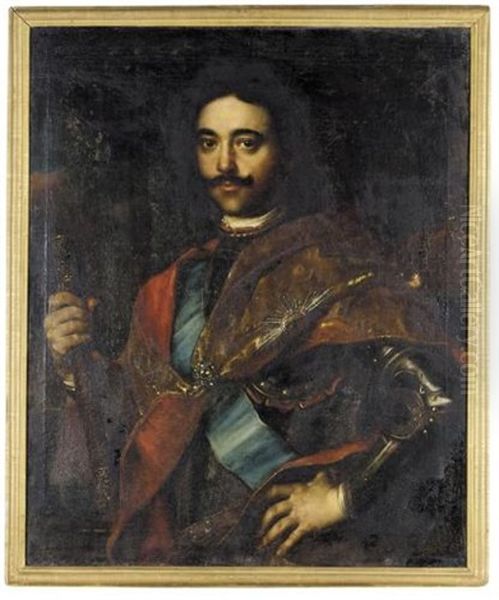 Portrait Of Czar Peter I The Great Of Russia - view 1