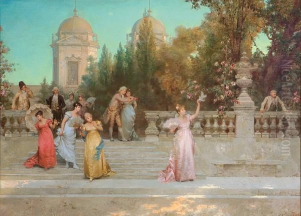 ''departure Of The Guests'' - view 1