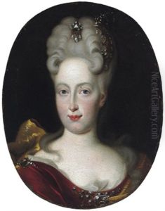 Jugendbildnis Des Spateren Kaiser Karl Vi. (+ Seiner Gemahlin Elisabeth Christine Von Braunschweig-wolfenbuttel; Pair) by Johann (Jan) Kupetzki