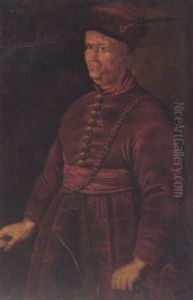 Portrait Of A Nobleman In Eastern European Dress by Johann (Jan) Kupetzki