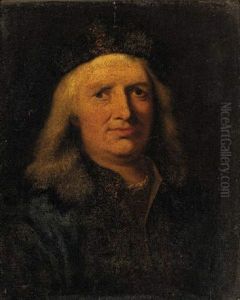 Portrait Of A Gentleman Wearing An Embroidered Cap