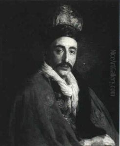 Portrait Of An Ottoman Turk by Johann (Jan) Kupetzki