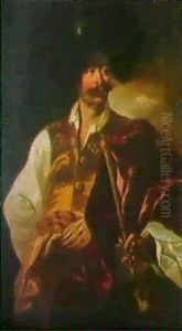 Portraits D'hommes En Pirates Barbaresques [dim:   133 X 92 Cm]