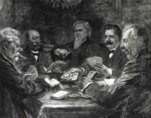 Die Tarockpartie by Johann Michael Kupfer