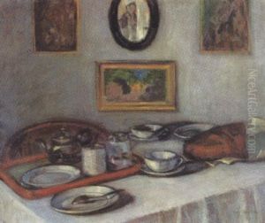 Interieur Mit Stilleben by Walter Kupfer