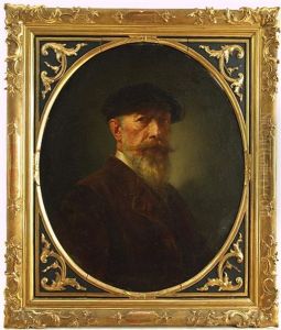 Selbstportrat by Rudolf Kuppelmayer