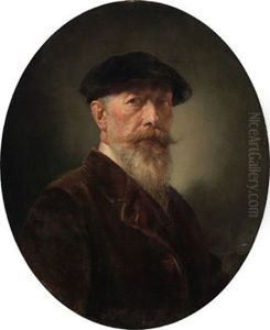 Selbstportrat Des Kunstlers by Rudolf Kuppelmayer