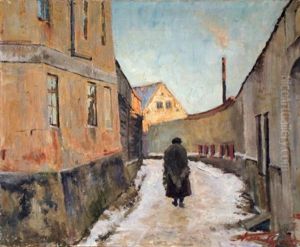 Street In The Kuldiga Street In The Kuldiga