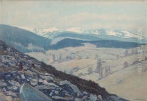 Widok Na Sniezne Kotly by Herbert Kuron