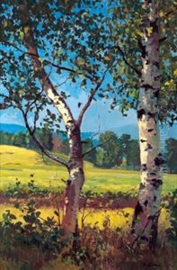 Landschaft Mit Birken Landschaft Mit Birken
