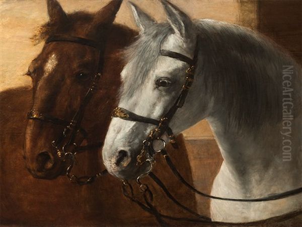 Portrait Of Two Horses - view 1