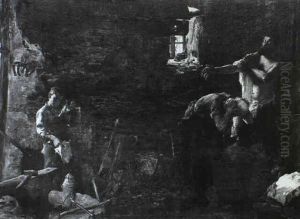 Feierabend by August Kurtz-Gallenstein