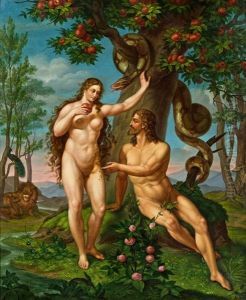 Adam Und Eva by Ludwig Viktor Ritter von Kurz zum Thurn und Goldenstein