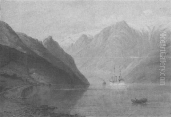 Norwegischer Fjord Mit Der Hohenzollernyacht - view 1