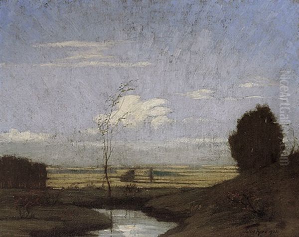 Herbstliche Landschaft Mit Kleinem Tumpel - view 1