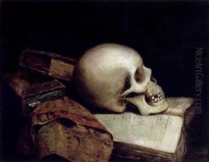 Still Life With Skull by Louis Kurz