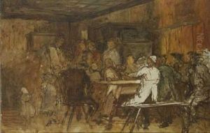 Der Fremde Gast by Eduard Kurzbauer