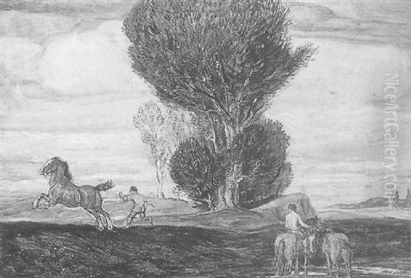 Landschaft Mit Pferden - view 1
