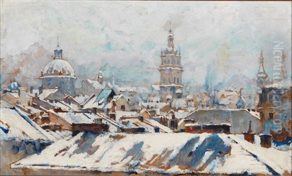 Snow-covered Roofs - view 1