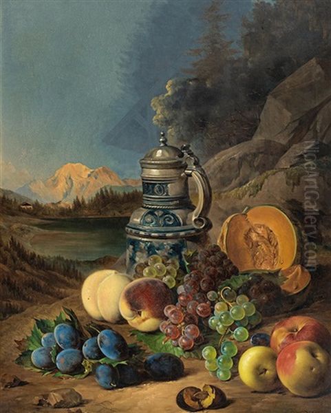Stillleben Mit Krug Und Fruchten - view 1