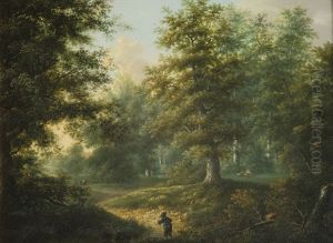 Waldlandschaft by Johann Kaspar Kuster