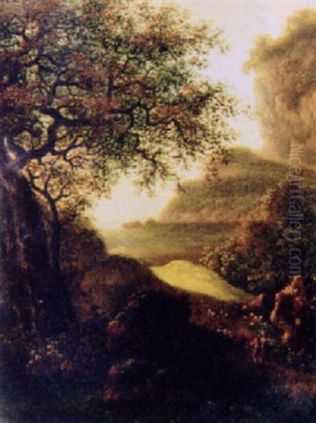 Gebirgslandschaft Mit Hirten Und Ziegen - view 1