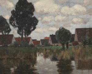 Dorf An Der Amper by Carl Kuestner