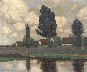 Bauernhofe Am Wasser by Carl Kuestner