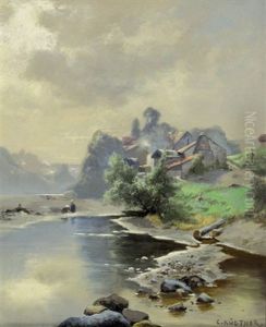 At The River by Carl Kuestner