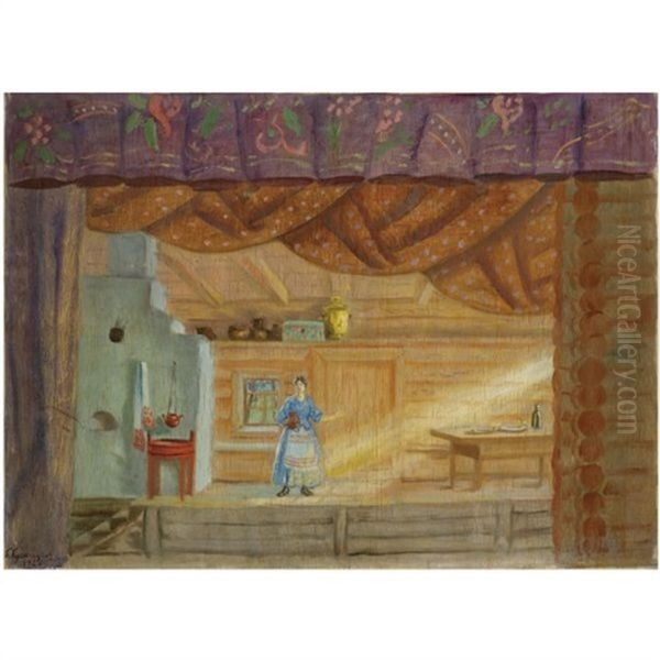 Set Design For A Production Of Virineya - view 1