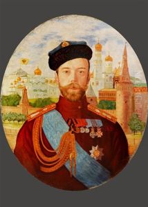 Portrait Zar Nikolas Der Zweite