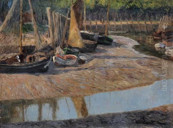 Fischerboote Bei Ebbe - view 1