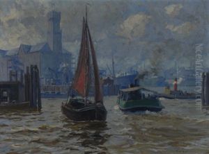 Hamburger Hafen by Paul Kutscha