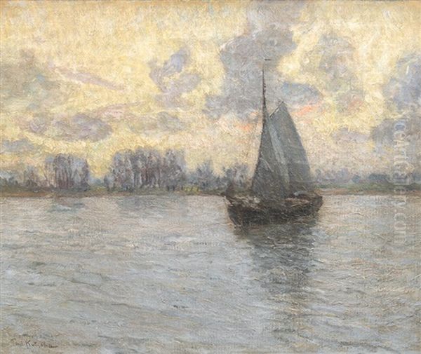 Pilot Boat On The Elbe - view 1