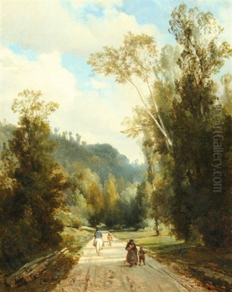 Travelers Along The Road - view 1
