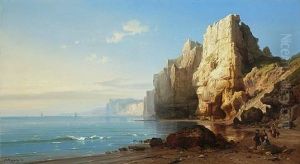 The Cliffs At Etretat