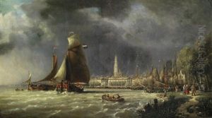 Harbour Scene Harbour Scene