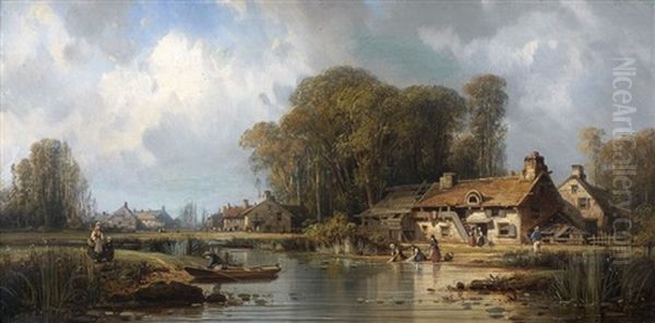 Village En Bord De L'eau, Les Lavandieres - view 1
