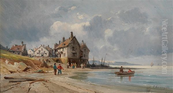 Fischer Am Strand (+ Muschelsucher Im Hafen; 2 Works) - view 1