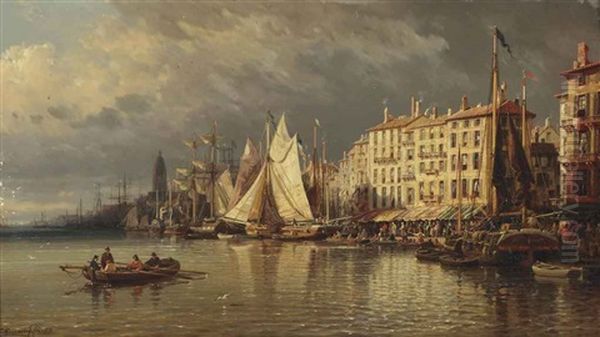 A View Of A Mediterranean Harbour - view 1