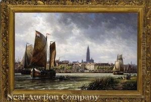 Vue Du Port D'anvers