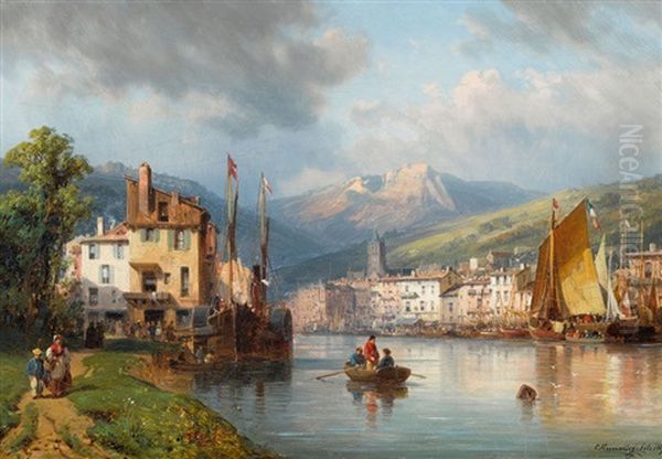 Idyllische Ansicht Von Grenoble - view 1