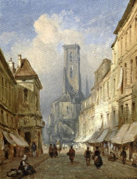 Rue De Ville Et Cathedrale - view 1